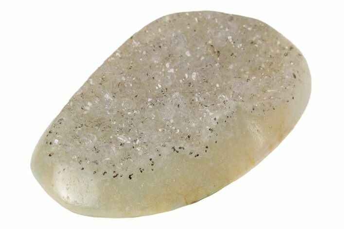 Sparkly Druzy Quartz Cabochon - Artigas, Uruguay #186272